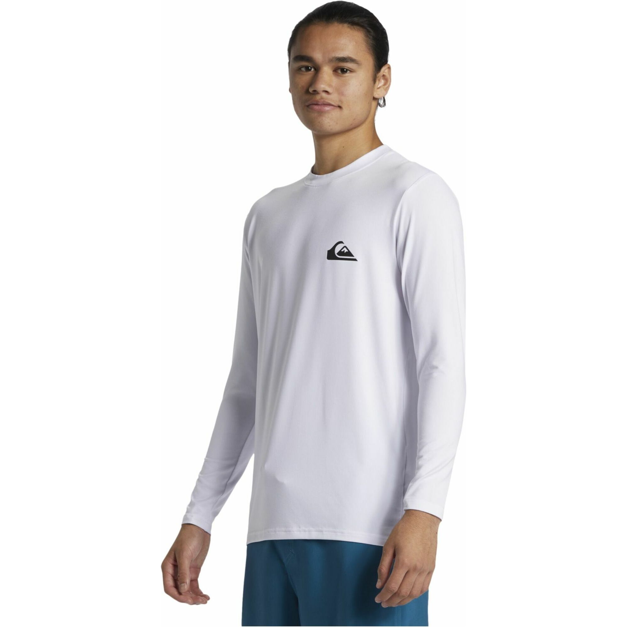 2026 Quiksilver Heren Everyday UV50 Lange Mouw Surf T-Shirt AQYWR03136 - White